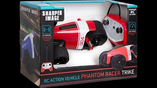 Sharper Image RC Phantom Racer Trike Toy  Explained [upl. by Yelsna]