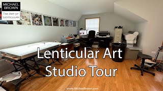 Behind the Scenes  Lenticular Art Studio Tour [upl. by Lemmy]