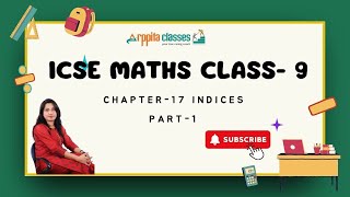 class 9th math chapter 17 indices  Chapter 17 indices  class 9 icse indices solution [upl. by Delsman]