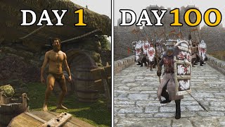 I Played 100 Days Of Mount and Blade 2 Bannerlord [upl. by Soirtimid]