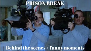 Behind the scenes amp funny moments  PRISON BREAK [upl. by Atsillak]