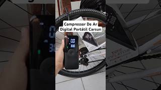 Compressor De Ar Digital Portátil Carsun Calibrador de Pneus [upl. by Lidaa]