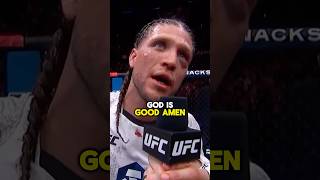 Brian Ortega talks about Jesus after UFC fight  Powerful Testimony 🤯 ufc jesus shorts [upl. by Hotchkiss]