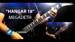 Hangar 18 Megadeth  GUITAR COVER  Prof FAROFA [upl. by Janina]