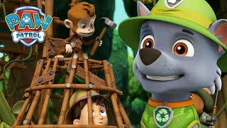 Pups rescue Ryders tools from the mischievous monkeys and more  PAW Patrol Episode Cartoons [upl. by Nnylarak]