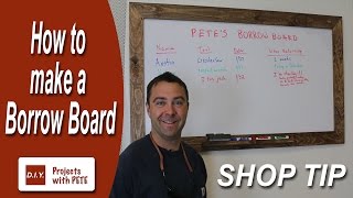 How to Make a Borrow Board so you ALWAYS know where your tools are [upl. by Arthur]