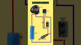 Simple amplifier circuit diagram  BC 547 transistor amplifier [upl. by Acyssej]