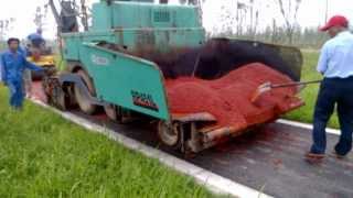 How to paving go green cold colored asphalt [upl. by Cirenoj]