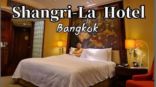 ShangriLa Hotel Bangkok  โรงแรมแชงกรีลา กรุงเทพ โรงแรมสุดหรูริมแม่น้ำเจ้าพระยา บรรยากาศดีมาก [upl. by Aidaas]