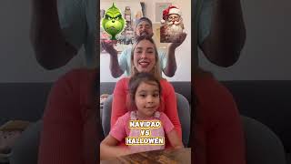 Hallowen VS Navidad youtubeshorts yt funny fy like viralvideo comedy short share humor [upl. by Heller206]