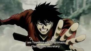 Drifters Anime  Toyohisa Shimazu Kills Naomasa UncensoredHD [upl. by Ternan771]