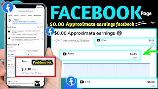 000 Approximate earnings facebook page  Earnings breakdown facebook  Stars 000 facebook [upl. by Gariepy]