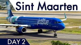 ST MAARTEN Planespotting Princess Juliana airport  4K  2 [upl. by Jezreel]