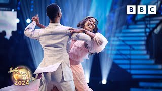 Montell Douglas and Johannes Radebe Viennese Waltz to Nobody Gets Me by SZA ✨ BBC Strictly 2024 [upl. by Theodor]