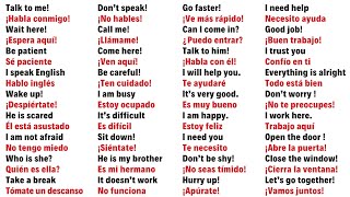 Escucha estas 100 Frases para hablar Inglés y Español como un Nativo [upl. by Scoville6]