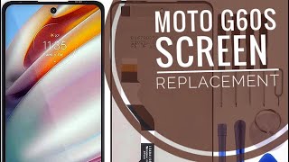 Motorola G60S screen replacement how to change moto front Display LCD [upl. by Atteiluj568]