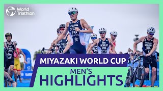 Race Highlights  2024 MIYAZAKI WORLD TRIATHLON CUP  Men [upl. by Mendy]