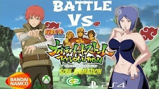 Naruto Ultimate Ninja Storm Revolution KONAN Vs SASORI Artwork [upl. by Sukcirdor]