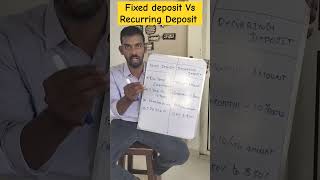 Fixed Deposit Vs Recurring Deposit Eduguru Manikandan A jobs career interview [upl. by Shelia821]