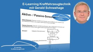 Aktive  Passive Sensoren Hallgeber Induktivgeber Klopfsensor Luftmassenmesser Klopfsensor NTC [upl. by Darbie]