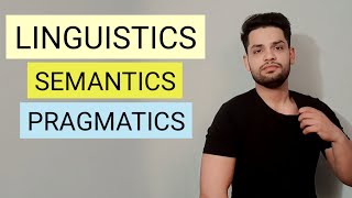 Linguistics  SEMANTICS and PRAGMATICS in hindi [upl. by Ayot]