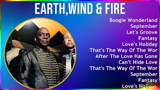 EarthWind amp Fire 2024 MIX Greatest Hits  Boogie Wonderland September Lets Groove Fantasy [upl. by Belva]