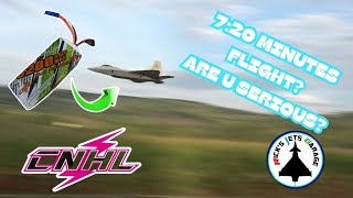 Can you fly your FREEWING F22 90MM for more than 7 minutes YES🔥CNHL RACING SERIES 6200MAH 6S 90C🔋 [upl. by Dohsar616]