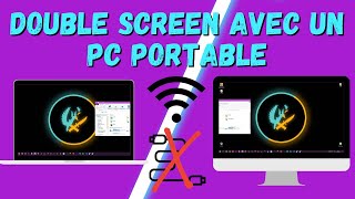 Comment UTILISER votre PC PORTABLE en temps que DEUXIEME ECRANS [upl. by Dymphia]