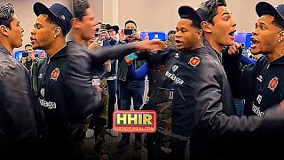 Devin Haney And Ryan Garcia Face Off GOES LEFT “STOP LETTING YOUR DAD PIMP YOU” [upl. by Garald989]