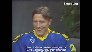 TVnostalgi Utdrag från ishockeyVM 1989 TV3 [upl. by Ahusoj]