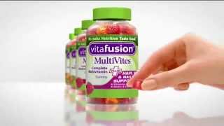 TV Spot  Vita Fusion Multi Vites  Vitamins are Easy  We Make Nutrition Taste Good [upl. by Ogilvy]