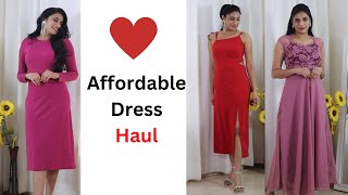 Amazon Dresses  Valentine Day Special Dresses Haul  Aanchal [upl. by Ariana]