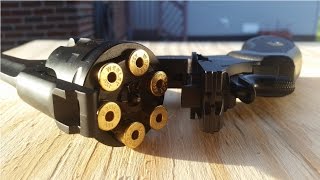 Webley Mark VI CO2 BB Revolver shooting [upl. by Clayborne]