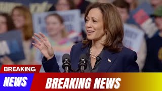 Harris shuts down rally hecklers with twosentence Trump job [upl. by Tallulah]