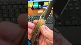 Olamic Cutlery Wayfarer 247 Mouflon metal everdaycarry edcknife edc youtubeshorts blade [upl. by Sumetra]