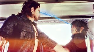 Final Fantasy 15 Moments 4  Gladio Tries to Square Up [upl. by Htebiram36]