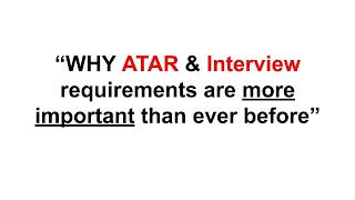 Why the ATARInterview requirements for Medicine will most likely increase this year [upl. by Maryl]