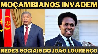 MOÇAMBICANOS ATACAM REDES SOCIAIS DO PRESIDENTE DE ANGOLA INTELIGENCIA ANGOLANA ENVOLVIDA [upl. by Frodina]