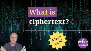 What is ciphertext [upl. by Shadow900]