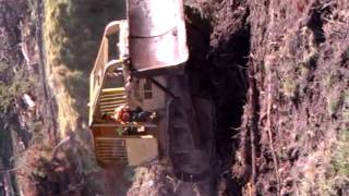 old cat d6c with winch logging [upl. by Nnaid]