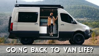 WHY WE’RE GOING BACK TO VAN LIFE sort of  Olympic National Park road trip [upl. by Robbin]