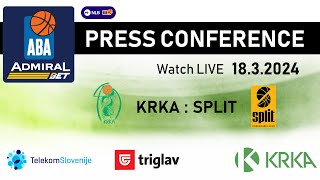 Live Press KK Krka  KK Split [upl. by Lipkin255]