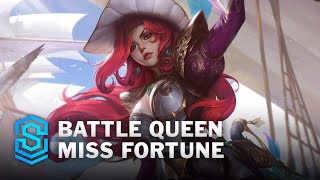 Battle Queen Miss Fortune Skin Spotlight  League of Legends [upl. by Leahcim]