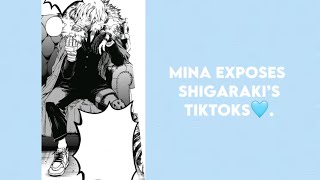 mina exposes shigarakis tiktoks   mha  shigadabi  zxrrnti [upl. by Barrie645]