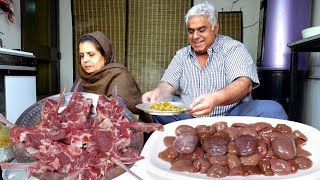 Mutton Kindey Chops  Kidney Recipe  Chops Recipe  KataKat Recipe  Gurda Champ  Lamb Chops [upl. by Kline]