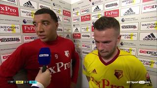 Troy Deeney roasts Hector Bellerin in postmatch interview [upl. by Yeffej342]