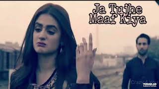 Ja Tujhe Maaf Kiya  Do Bol ost Aima Baig nabeel Shaukat  lyrical video songs sadsong [upl. by Eiwoh]