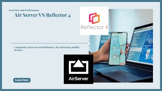 Air Server vs Reflector 4  Mirroring your mobile device to your PC or Laptop [upl. by Naor]