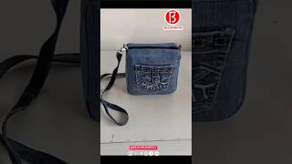 Jeans converted into bags Cutting And Sewing Tutorial Part 116 [upl. by Ysdnil]