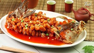 Amazing Knife Skills  Sweet and Sour Mandarin Fish l 松鼠鱼 [upl. by Yllatan]